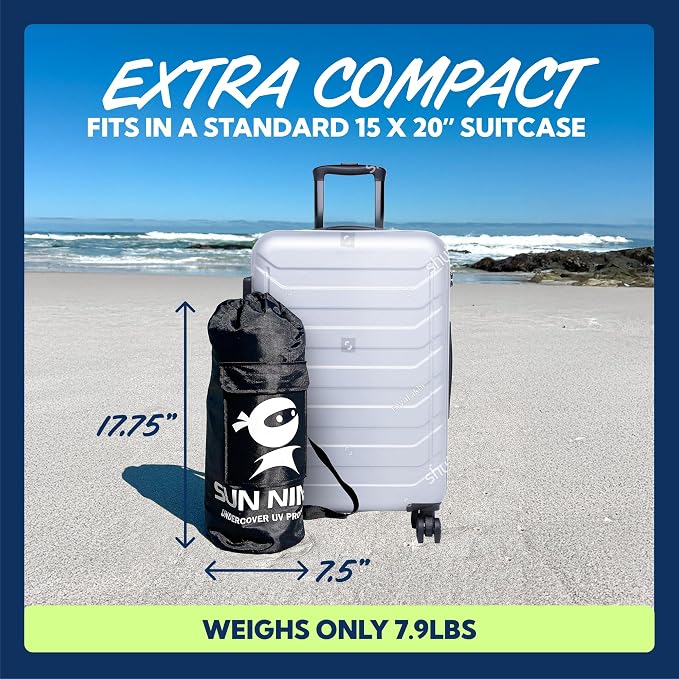 Sun Ninja Beach Tent Sun Shelter UPF50+ - Image 8