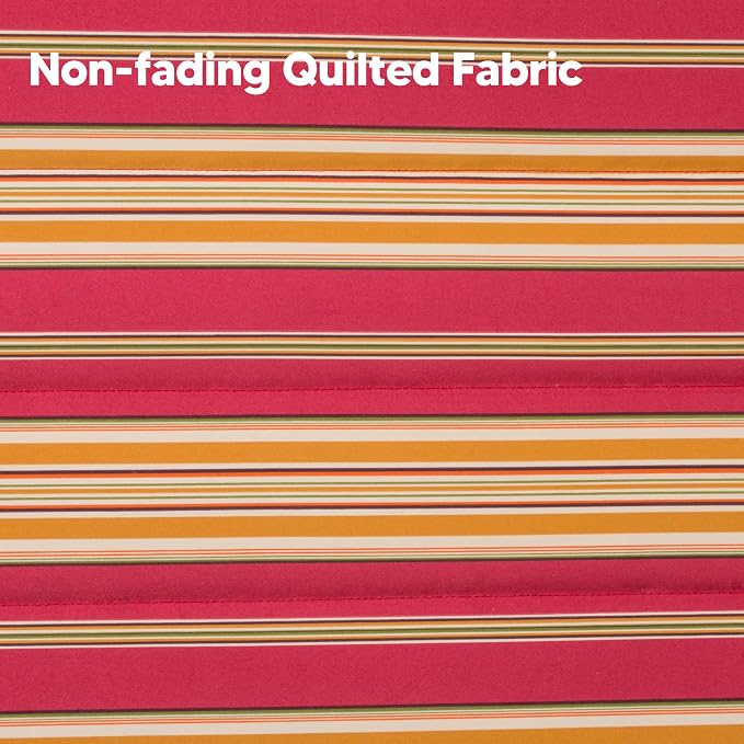 SUNCREAT Double Hammock Quilted Fabric Swing - Image 6
