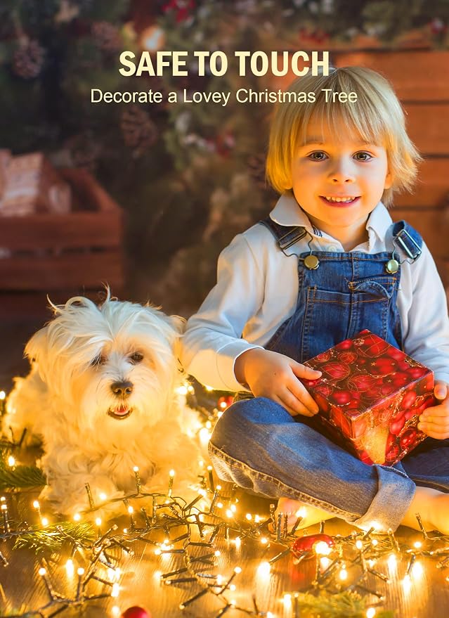 Cluster-Lights-Christmas-Tree-Lights-Outdoor, 1000 LED 50 Ft Christmas - Image 6