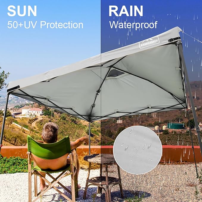 KAMPKEEPER Replacement Top Pop Up Canopy Tent Cover Roof - Image 2