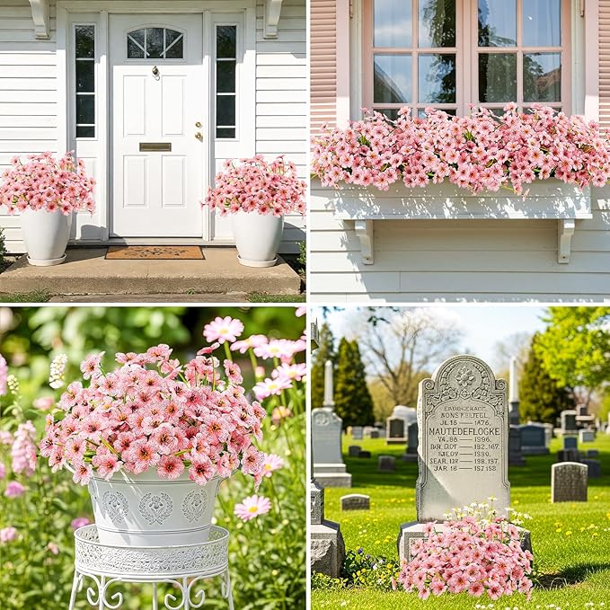 MACTING 24 Bundles Artificial Flowers - Image 6