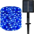 Solar String Lights Outdoor Waterproof 33ft 100LED 8 Modes Twinkle Lights Solar by Yaafen