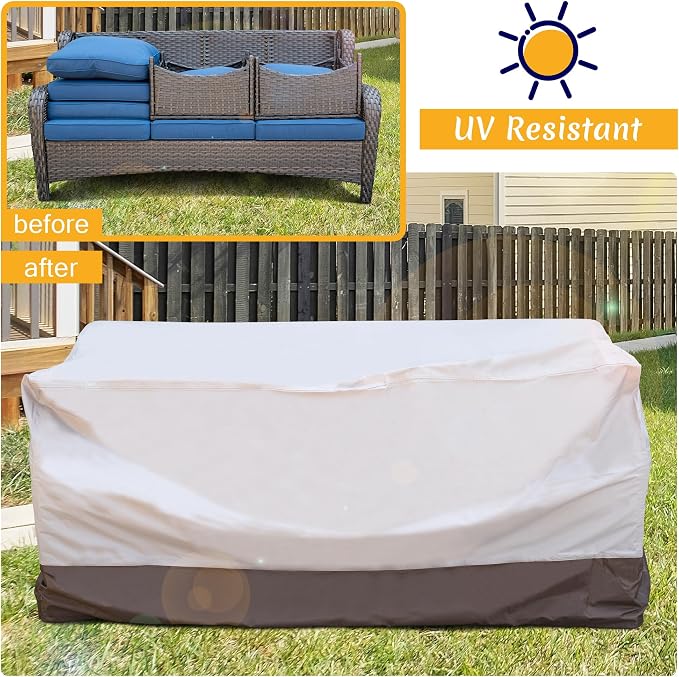 ovios Patio Furniture Covers, Outdoor Waterproof Cover - Image 3