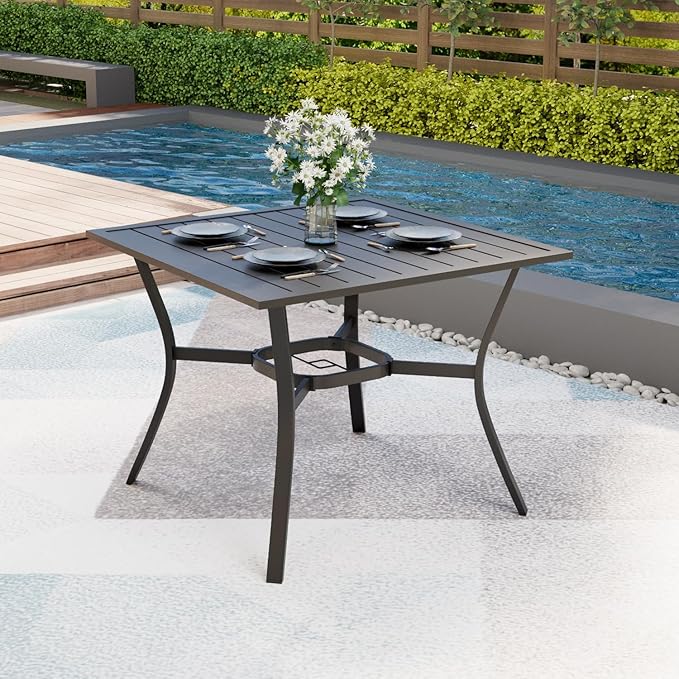 MELLCOM 37''x37'' Outdoor Dining Table by MELLCOM