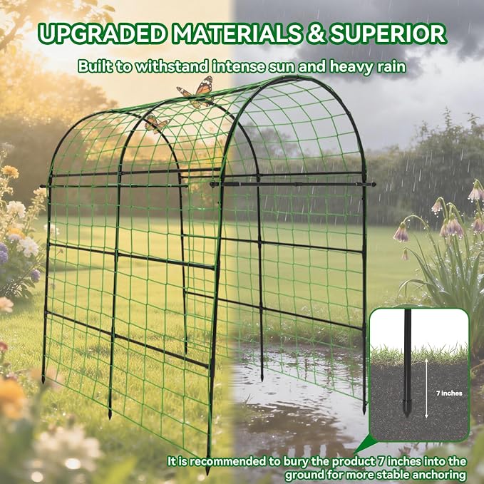 Garden Arch Trellis for Climbing Plants Outdoor - Image 5