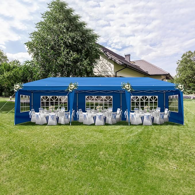 Outvita 10x30ft Ez Pop Up Canopy, Portable Instant Canopy Tent - Image 8