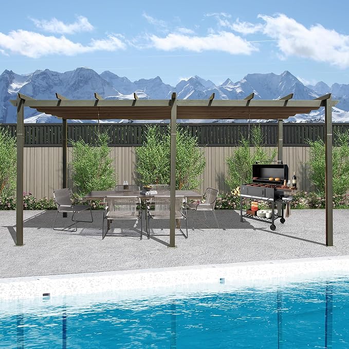 Domi Outdoor Living 11' X 20' Outdoor Pergola - Image 2