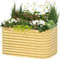 32" Extra Tall Raised Garden Bed Kits, 3.5 x 5 x 2.7ft Raised Planter Box by VegoGarden
