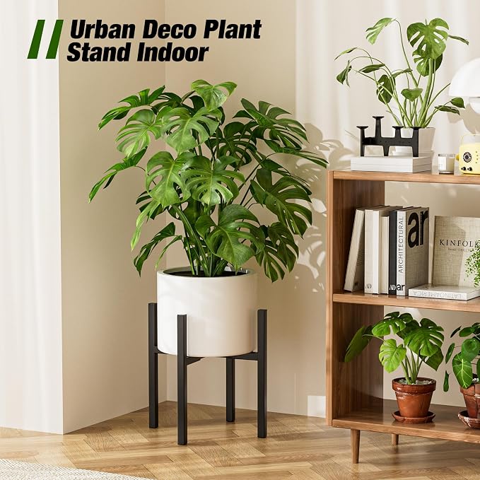 Urban Deco Adjustable Metal Plant Stand Outdoor & Indoor Planter - Image 3