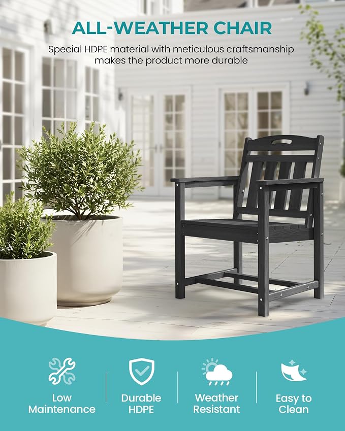 Outdoor Patio Dining Chair - Image 4