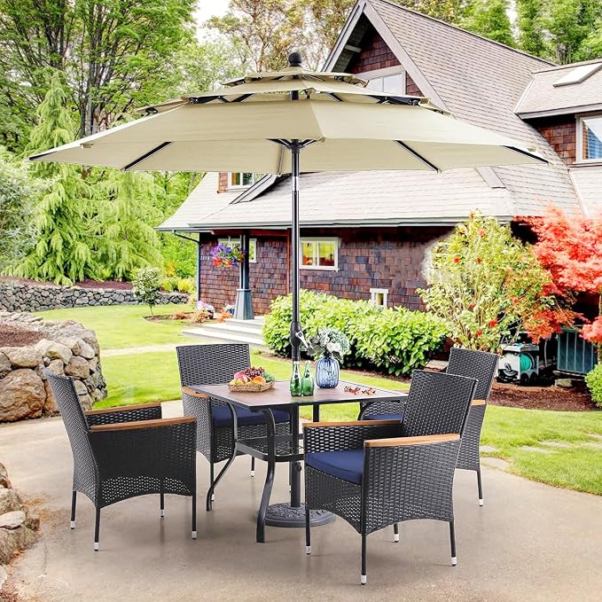 PHI VILLA 5 pcs Patio Dining Set - Image 9