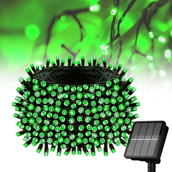 Solar String Lights for Outside, 39Ft 100 LED Solar String Lights Outdoor by Flechllary