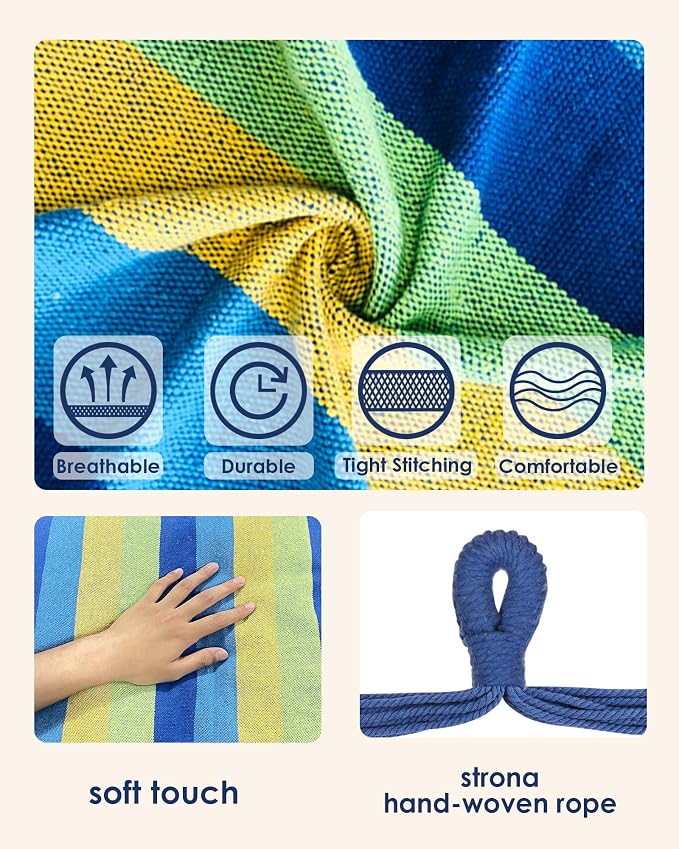 Highwild Hammock Chair Hanging Rope Swing - Image 3