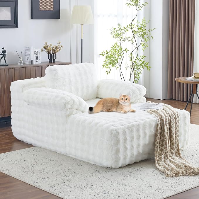 VINGLI 67.7" Oversized Chaise Lounge Chair Indoor Reading Chairs Comfy Bubble - Image 9