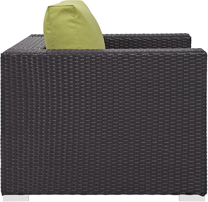 Modway Convene Wicker Rattan Outdoor Patio Arm Chair - Image 5