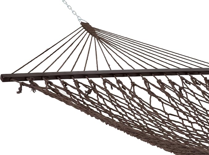 Sunnydaze Cotton Rope Hammock for Outside - Image 9
