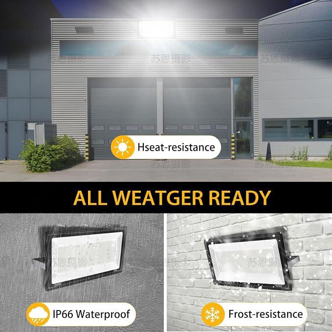 600W 2pack LED Stadium Flood Lights, 67500LM Super Bright LED Arena Outdoor - Image 4