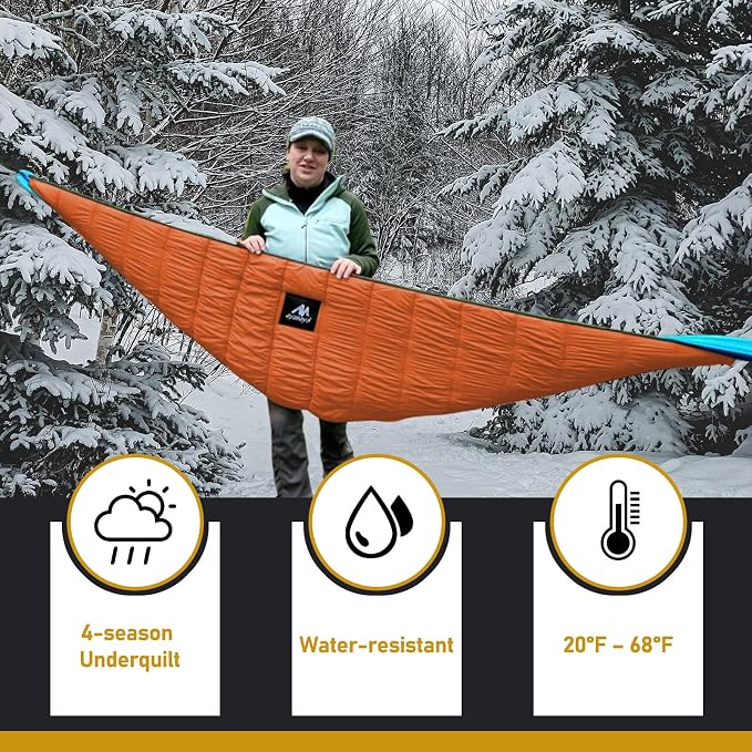 AYAMAYA Single & Double Hammock Underquilt Full Length Big Size Under Quilts - Image 6