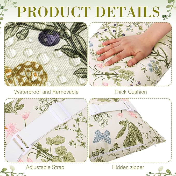 4 Pcs Chaise Lounge Pillow - Image 3