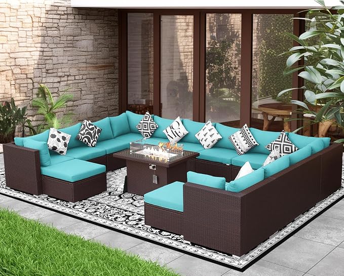 NICESOUL 15 Piece Outdoor Sectional - Image 2