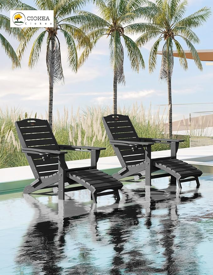 Ciokea Folding Adirondack Chair Set of 6 - Image 2