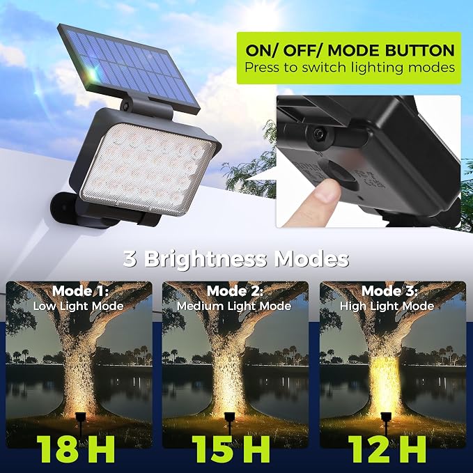 Solar Spot Lights Outdoor Waterproof - Image 3