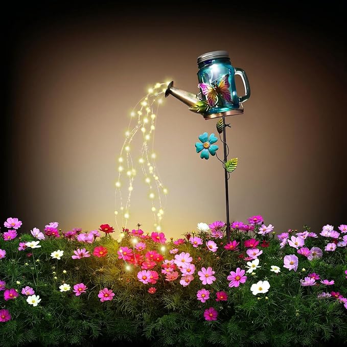 Solar Watering Can Light, Yard Outdoor Decor Lights, IP65 Waterproof, Hanging by Unknown