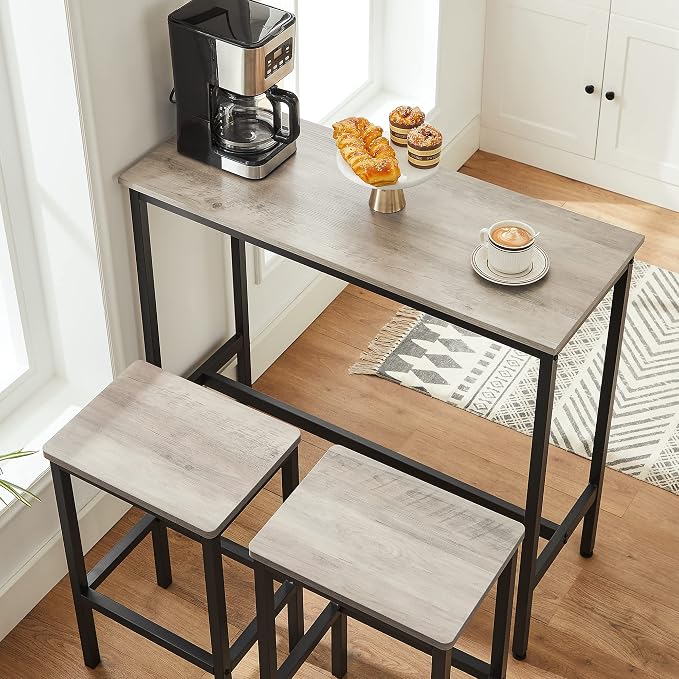 VASAGLE Bar Stools, Kitchen Breakfast Bar Stools - Image 6