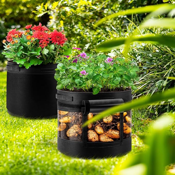 3 Pack 20 Gallon 360° Visibility Potato Grow Bags - Image 7