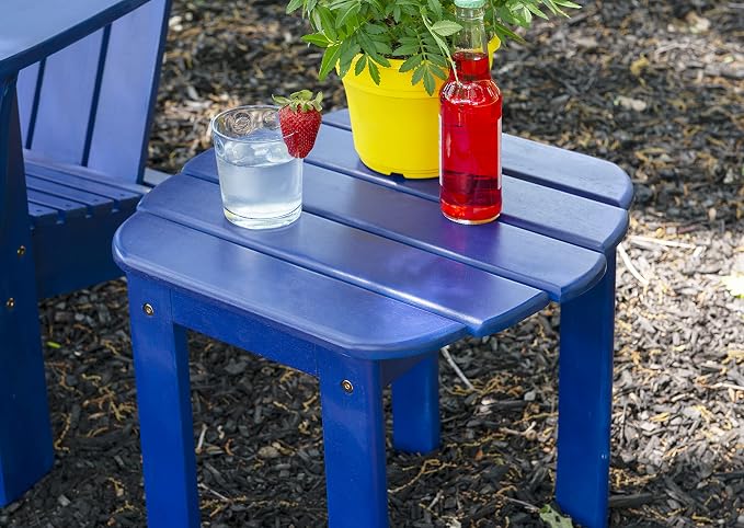 Jayde Blue Adirondack Outdoor End Table - Image 2