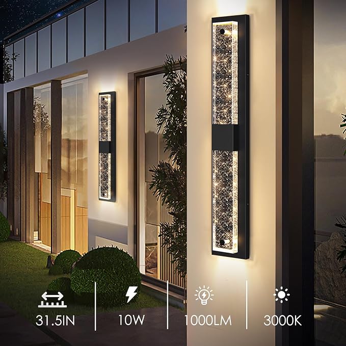 31.5in Large Size Outdoor Wall Light Fixtures - Image 2