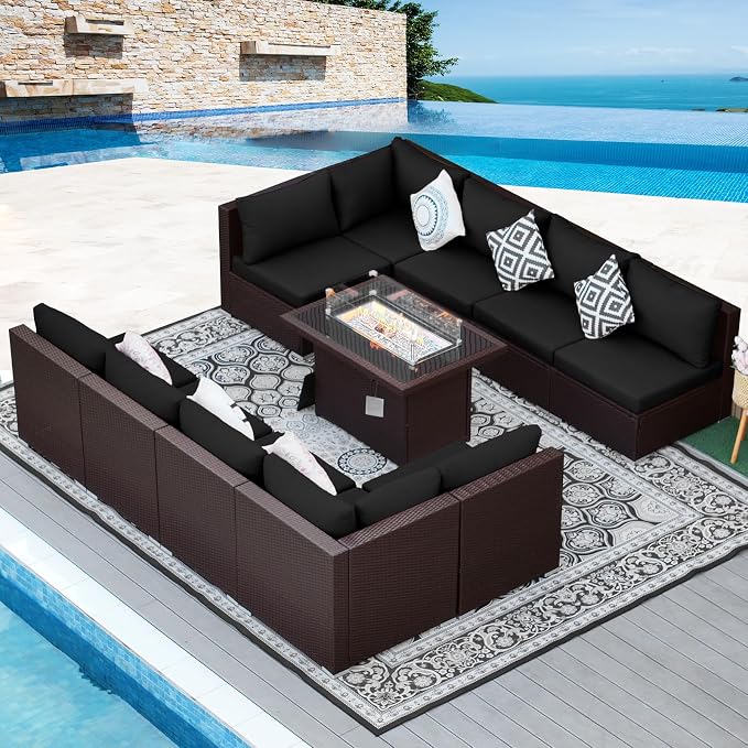 NICESOUL 11 Piece Outdoor Furniture Set - Image 3