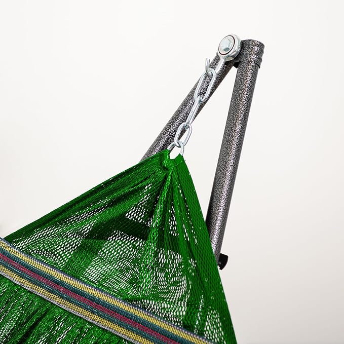 Best Home Fashion Hammock with Collapsible Steel Stand 450 lbs Capacity & - Image 2