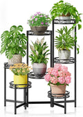 Metal Plant Stand, 7 Tier Tall Wrought Iron Plant Shelf Holder by Unknown
