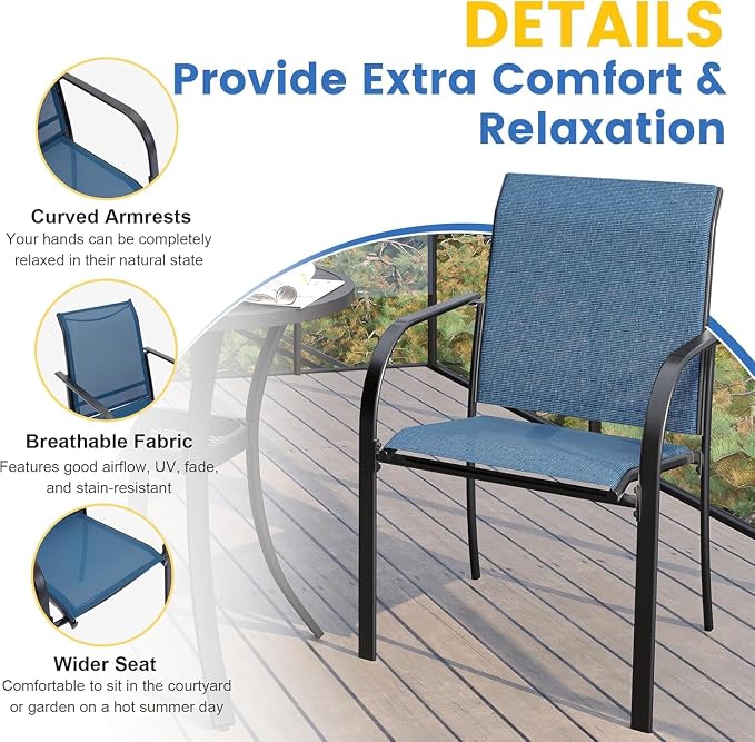 VICLLAX 7 Pieces Patio Dining Set - Image 3