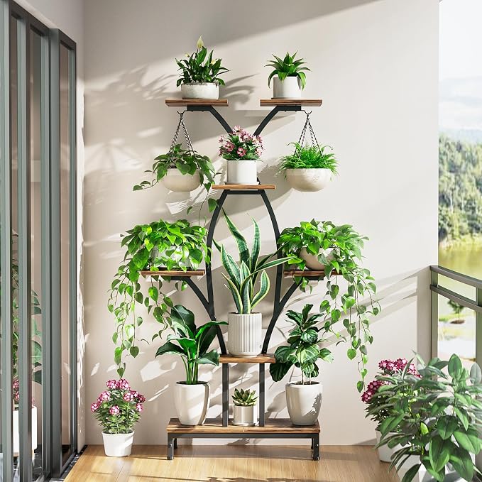 Plant Stand Indoor with Grow Lights - Image 8