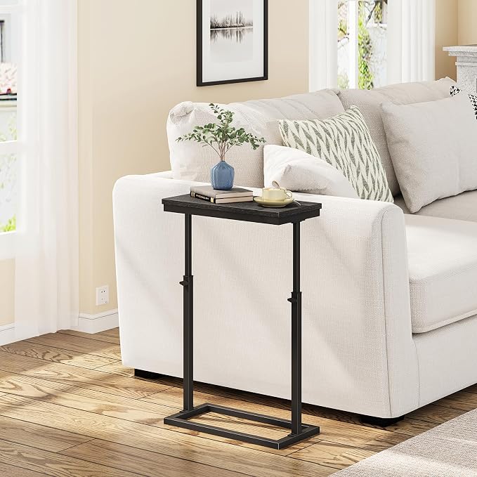 TUTOTAK End Table, Side Table, Tall Couch Table, Sofa Table, Living Room - Image 5