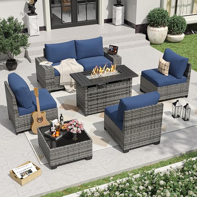 Aoxun 7 Pieces Patio Furniture Set by Aoxun