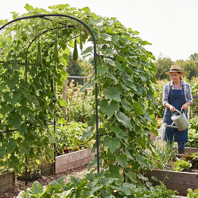 SUNYRISY Garden Arch Trellis for Climbing Plants Outdoor - Image 2