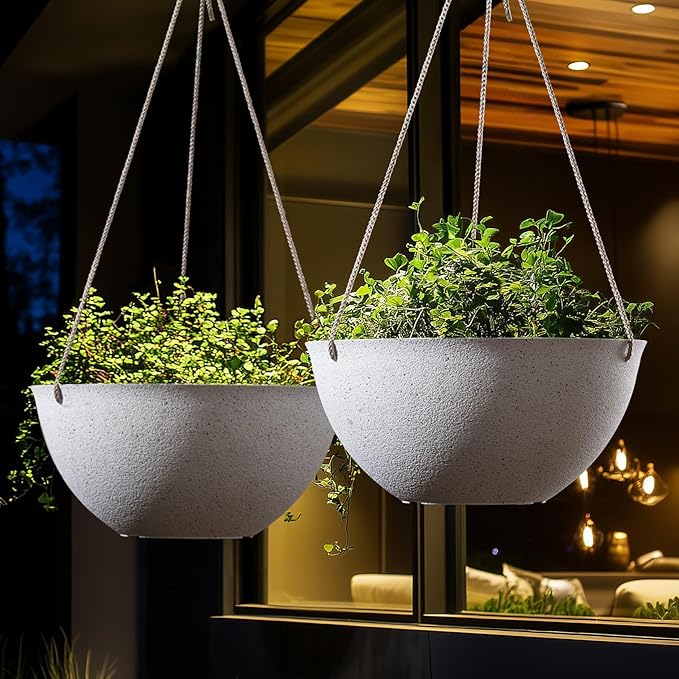 LA JOLIE MUSE Large Hanging Planters - Image 3
