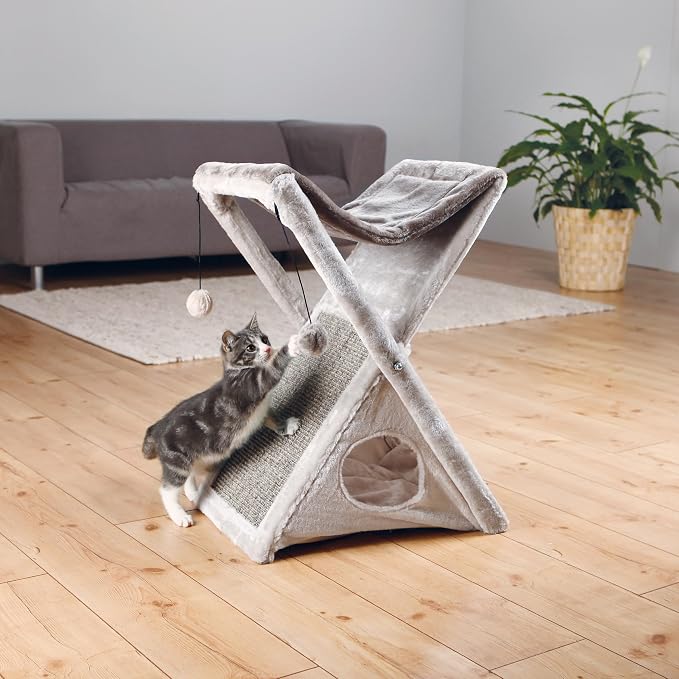 TRIXIE Miguel Fold and Store Cat Hammock, Indoor Cat Furniture - Image 2