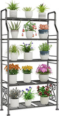 GIOTORENT Plant Stand Outdoor Indoor 5 Tier Metal Waterproof by GIOTORENT