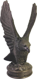 EMSCO Group Freedom Eagle Statue 32in Outdoor Garden Decor, Natural Bronze by Emsco+Group