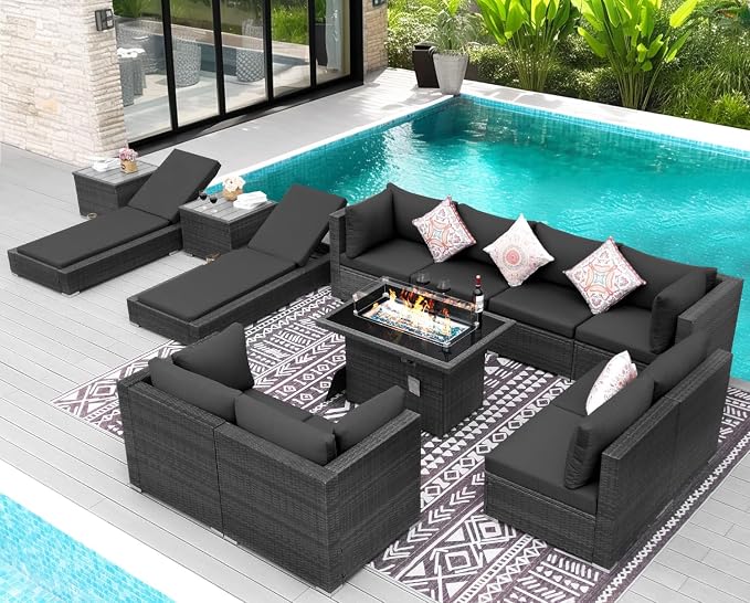 NICESOUL 13 Piece Outdoor Seating - Image 3