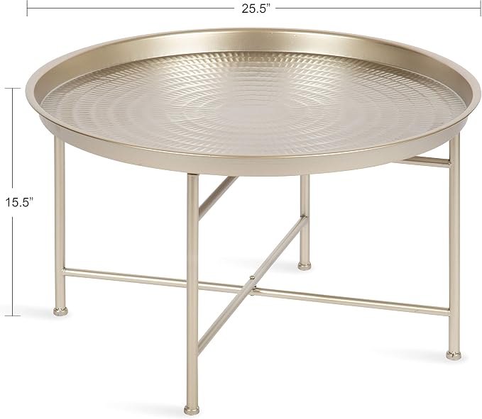 Kate and Laurel Mahdavi Modern Coffee Table, Unique Coffee Table - Image 3