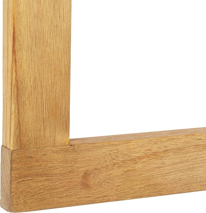 Safavieh PAT7045A Outdoor Collection Owens Natural teak wood Balcony Hanging - Image 7
