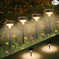 Linkind Solar Lights Outdoor 8 Pack, Solar Pathway Lights, Warm White Landscape by Linkind
