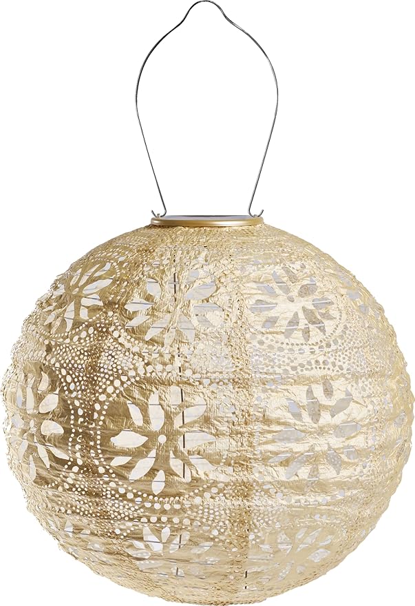 Soji Stella Market, LED Outdoor Solar Lantern, Handmade - Image 2