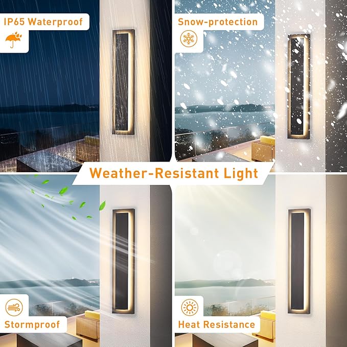   Porch Lights Outdoor Sconce Light, Modern Exterior Front Door - Image 3