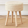 Cpintltr Round Ottoman Footstool Natural Seagrass Foot Stool Pouf Ottomans by CpintltrFruniture